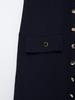 2025 Spring Women's European & American Slim Knit Sleeveless Single-Breasted High-Waisted Dress