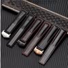 19mm 20mm 22mm genuine leather watch strap for tag heuer Carrera Monaco F1 watch band black red men's folding buckle bracelet