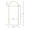 Gold Clothing Rack, Modern Clothes Ra With Shelf, Heavy Duty Freestanding Coat Rack, Metal Coat Hanger Stand With Hooks For