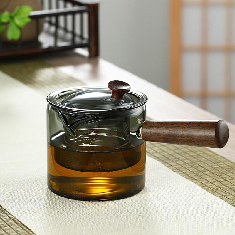 Shangqi Heat-Resistant Glass Teapot with Handle & Infuser