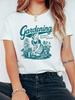 Trädgårdsarbete För Att Mord Är Fel Retro T-shirt