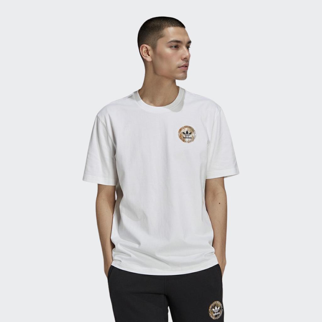 adidas Originals Artist Tee Ss With Back Print Men Tops White HA4704