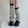 Womens PU Leathers Leg Warmers Long Leg Sleeve Socks Warm Adult Girls Boot Socks Party Casual Streetwear