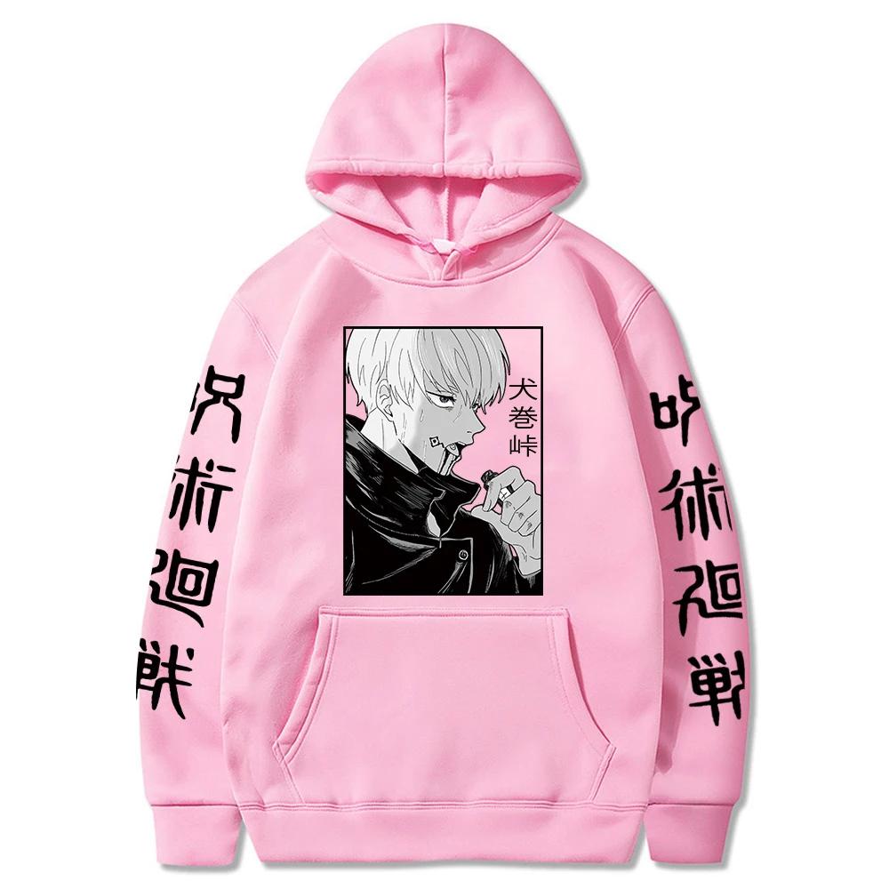 Manga Hoodie Men Anime Inumaki Toge Pullover Sweatshirts Unisex Casual Sports Tops Anime Hoodie for Men Fleece Jogging Top
