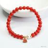 2026 Ximang Red Agate Bracelet Chalcedony Ball Gourd National Fashion Ornament  Generation S4071901
