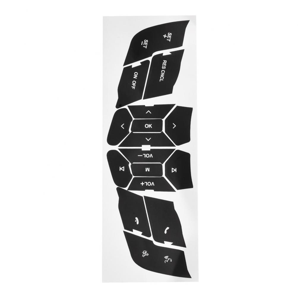 For FORD for MUSTANG 2015-2018 GEN STEERING WHEEL BUTTON REPAIR DECALS STICKERS