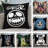 G-Gorillaz Band Kissenbezug Quadratischer Doppelseitiger Druck Kissenbezug Für Sofa Zuhause Schlafzimmer Deko Geschenk