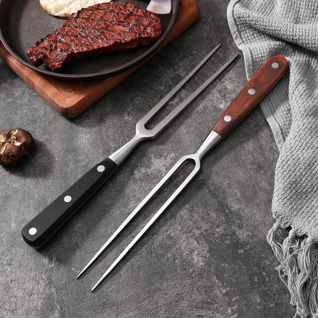 Stainless Steel Barbecue & Carving Fork for Meat and Steak
