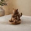 Desktop Cat Ornament Frolicking Cats Figurine, 3D Printed Playful Statue, Cute Funny Decoration Collectible Kitty Sculpture Gift for Lovers Paw Print