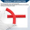 3/8" 10mm Universal Motorcycle Brake Lever Cover Non Slip Rubber Brake Lever Grip Sleeve for Motorcycle Scooter Bicycle Bike Red 1pair
