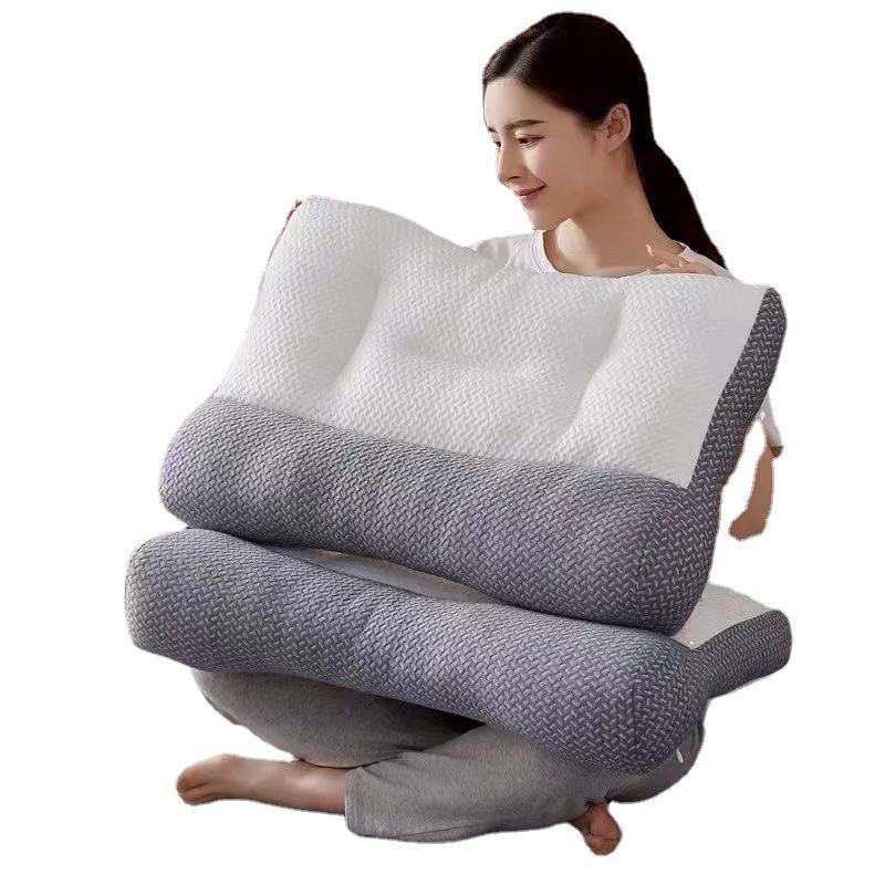 Neu Gestrickte Anti-traktion Feder Samt Kissen Hause Nackenmassage Kissen Kern