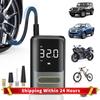 Electric Tire Pump with Light Portable Car Inflator Pump Bicycle Air Compressor for Automobile Bicycle Ball