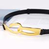 Fashion Hook Pull Adjustment Non-Punching Belt Women'S Decoration With Dress Casual Versatile Leather Women'S Belt