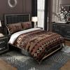 Western Country Wind Horse Printing Three-piece Quilt Cover Sheet Bedding Home Textiles