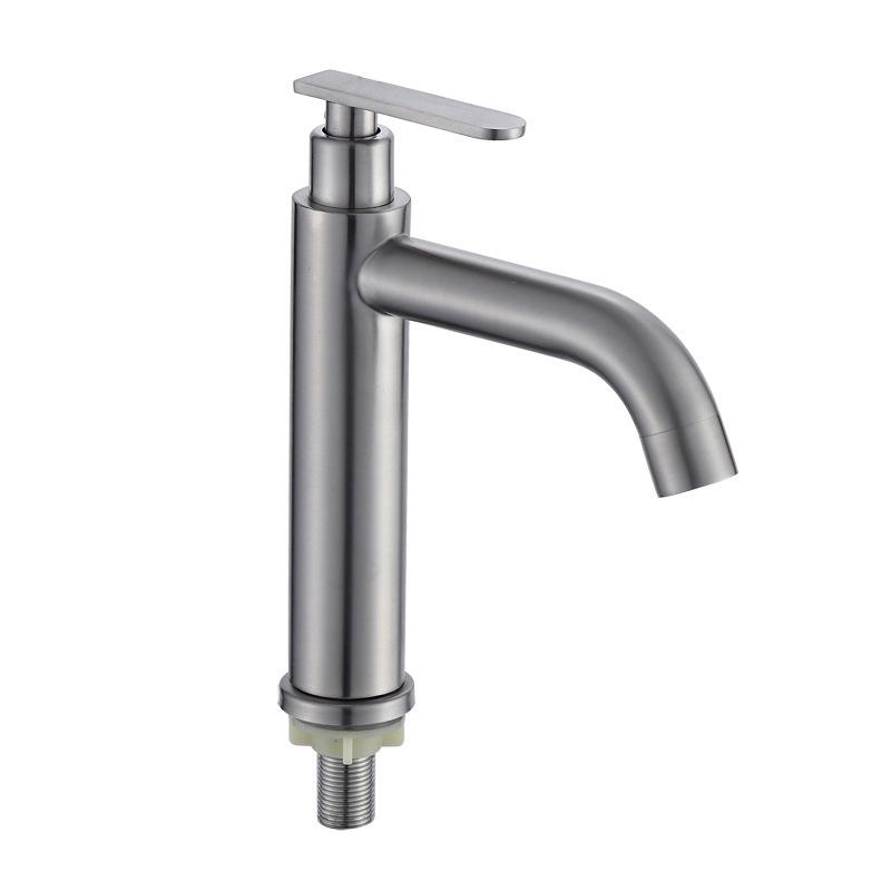 Stainless Steel 304 Cross-Border High Arc Bathroom Basin Faucet