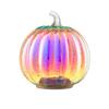 Glass Pumpkin Light Battery Operated LED Pumpkin Lantern Fall Lighted Pumpkin Table Centerpiece for Halloween Thanksgiving Home Decor