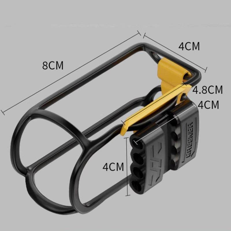 8 Holes Batch Head Storage Clip GREENER Magnetic Holder Portable Drill Bit Sleeve Organizer Electric Tools Storage Accessories
