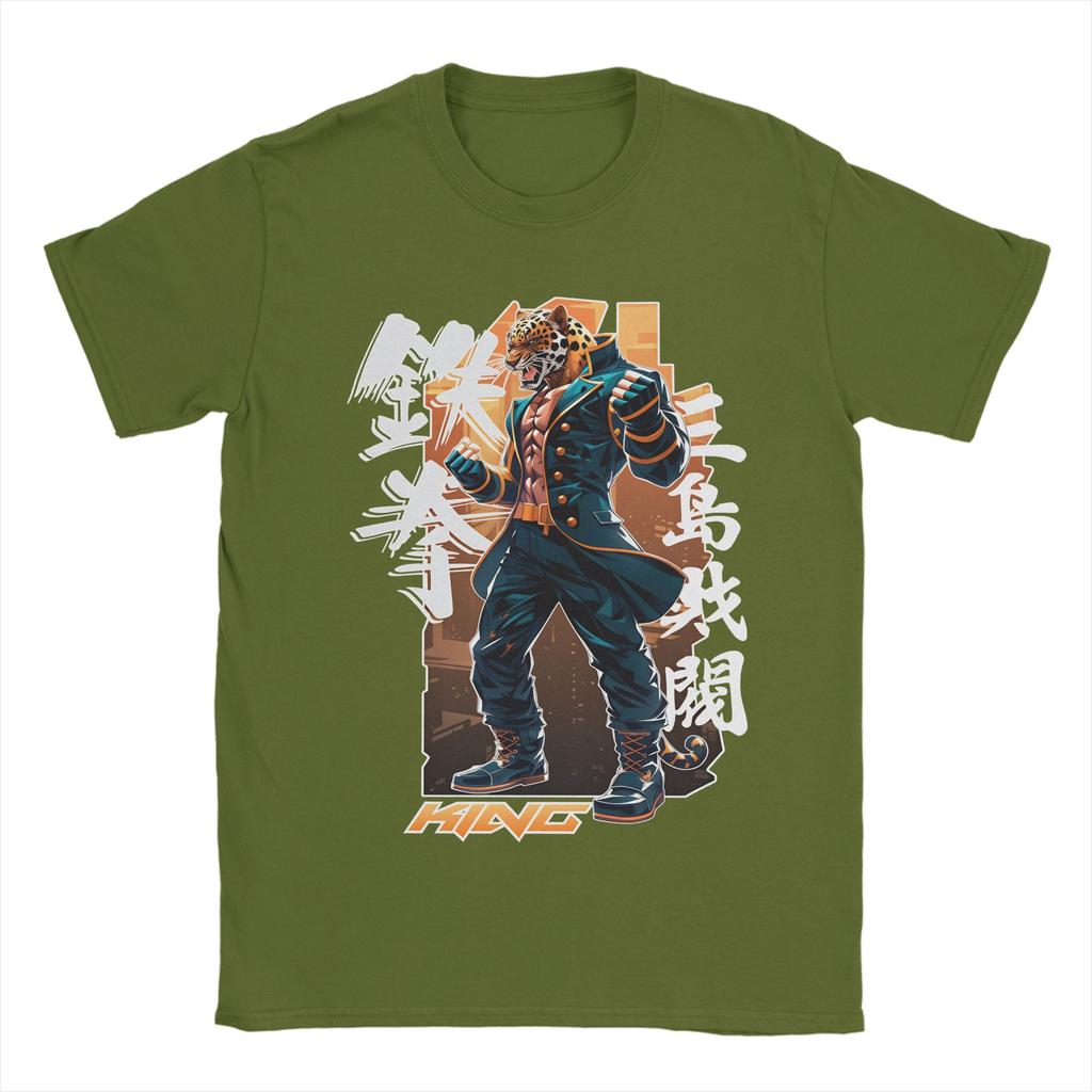 Tekken Japanese Fighting Game TShirt Men Y2K Funny T Shirts Summer Comfortable Hipster Tee Shirt Custom DIY Oversized Clothing