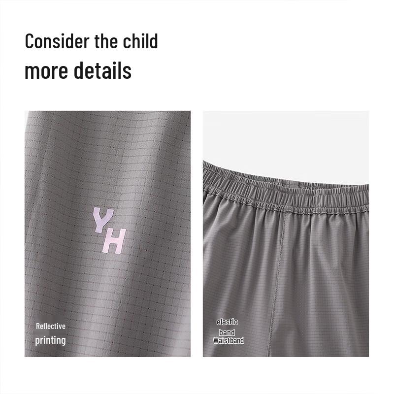 YEEHOO Boys' Quick-Dry Sun-Protective Capri Pants