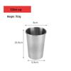 Stainless Steel Outdoor Logo Beer Mug - Single Layer Camping Juice Water Cup