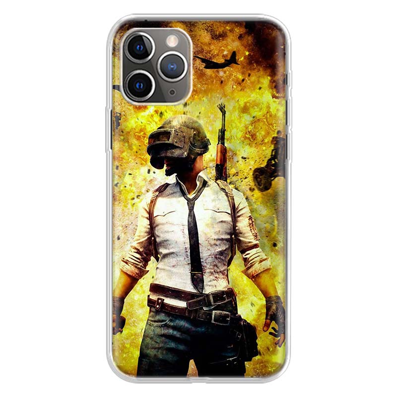 

PUBG Winner Chicken Dinner For iPhone 17 Air 16 15 14 Plus 13 Mini 12 11 Pro Max Phone Case 16E 7 Print 8 SE Fundas Cover Soft C iPhone 11
