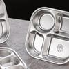 LISM 304 Stainless Steel 4-Compartment Lunch Box