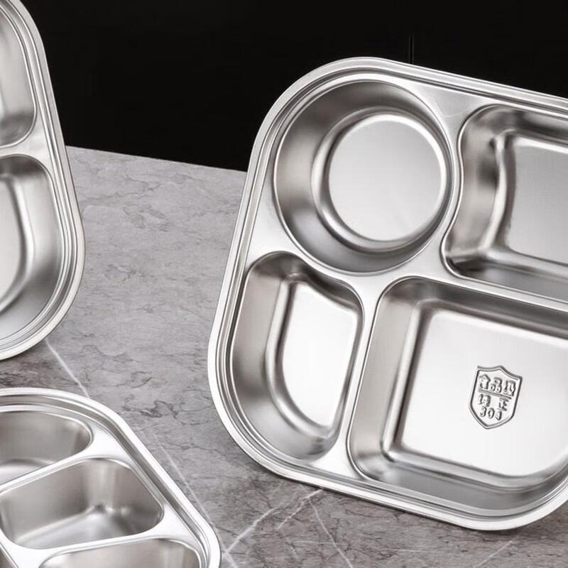 LISM 304 Stainless Steel 4-Compartment Lunch Box