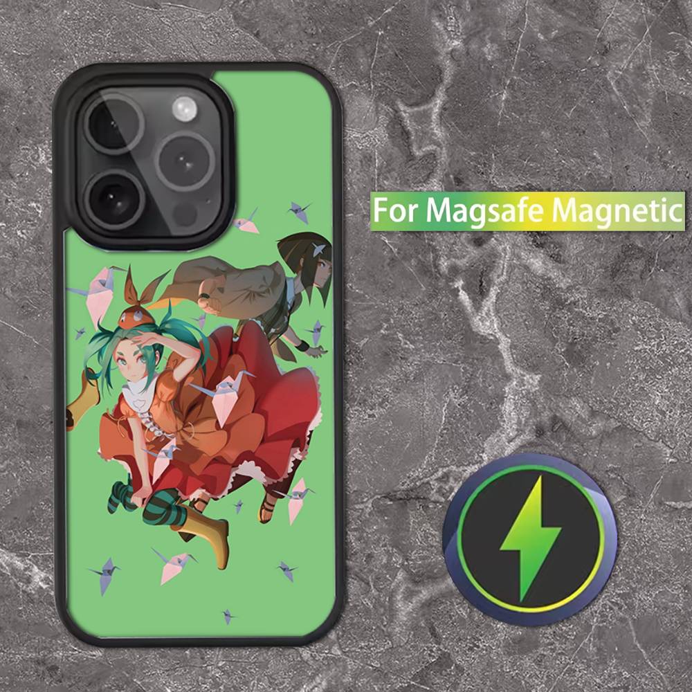 M-Monogatari Series Anime Phone Case For iPhone 16,15,14,13,12,11,Pro,Max,Plus,Mini,SE Magsafe Magnetic Wireless Charging