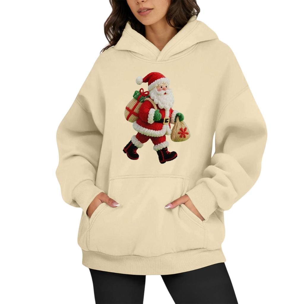 Sweats à capuche surdimensionnés pour femmes, sweats à capuche en polaire, chemises à manches longues, pulls, vêtements d'automne avec poche