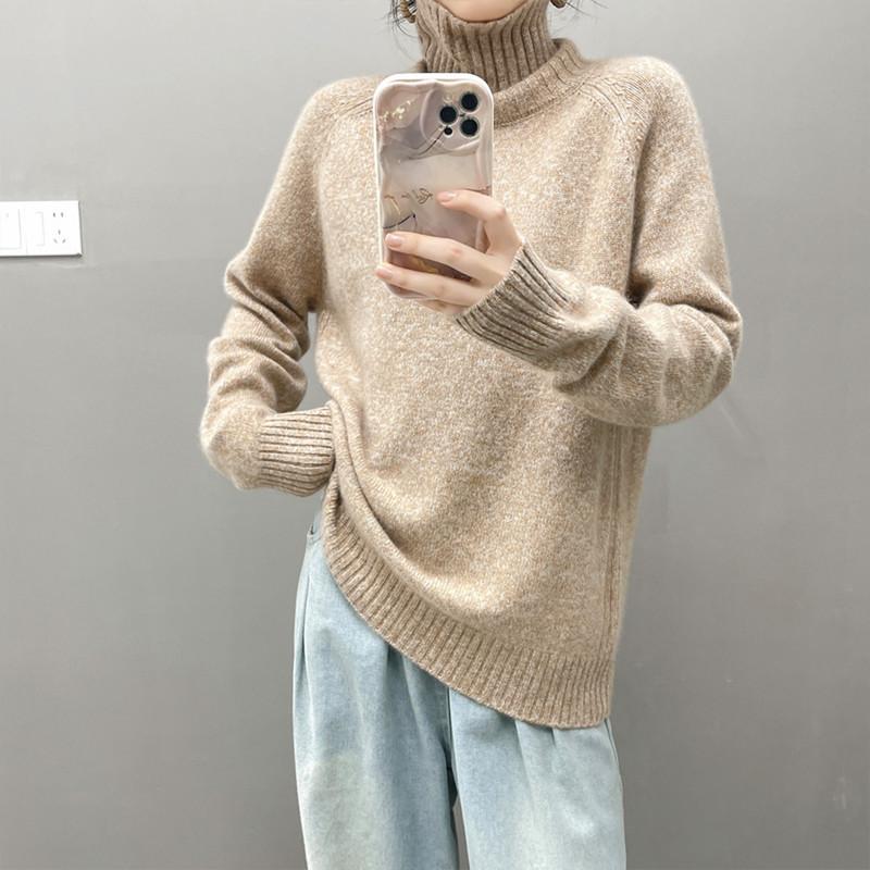 Qinghe 100% ren kasjmir damegenser - Ultramyk luksuriøs vintergenser