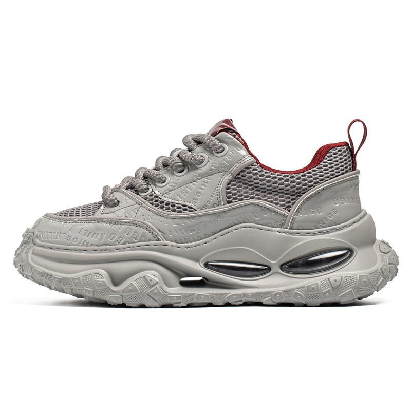 Dad Shoes Spring and Summer Mesh Breathable Shoes Men's Heightened Thick-soled Korean Version of Youth Sports and Leisure Trendy Men's Shoes