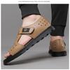 Sandals, Breathable, Men's, Beach Shoes, Soft Soles, Wear-resistant, Casual Shoes, Anti-skid, Roman Sandals