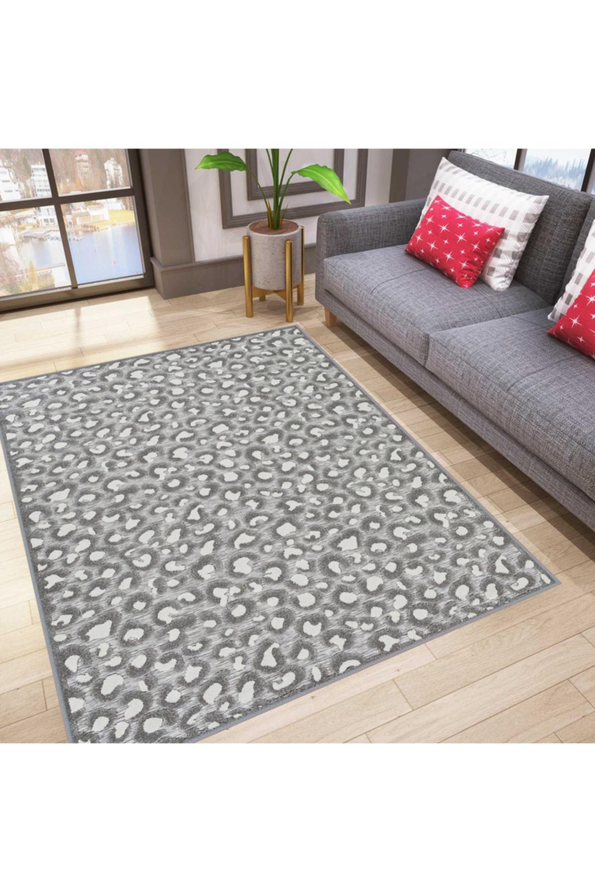 

Rovigo Home Washable Printed Carpet RVG1789 50x80 серый