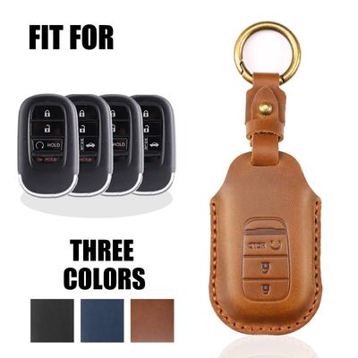 Hand Made for Honda Remote Car Key Case Fob Cover For Honda For Civic For CRV For Pilot 2022 2023 Wear Resistant