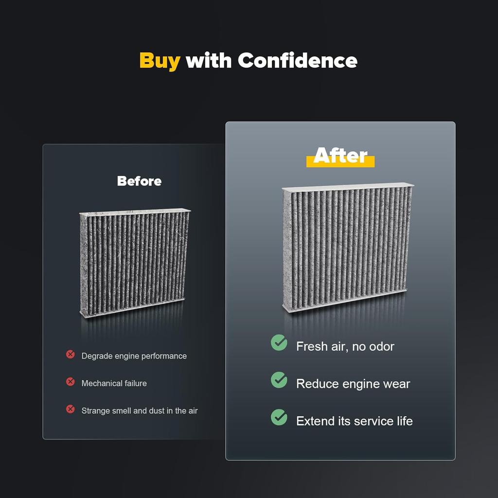 OCPTY Innenraumfilter CP157 CF12157 87139-26010 97139-58010 für 21-22 für Lexus ES250 | 20 für Lexus ES300h | 16-21 für Mazda CX-9 | 19-22 für