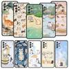Cat Fishing Phone Case for Samsung A57 A37 A51 A71 A21S A17 A11 A15 A25 A31 A41 A23 A33 A53 A73 A07 A05S A13 A35 A55 5G Cover