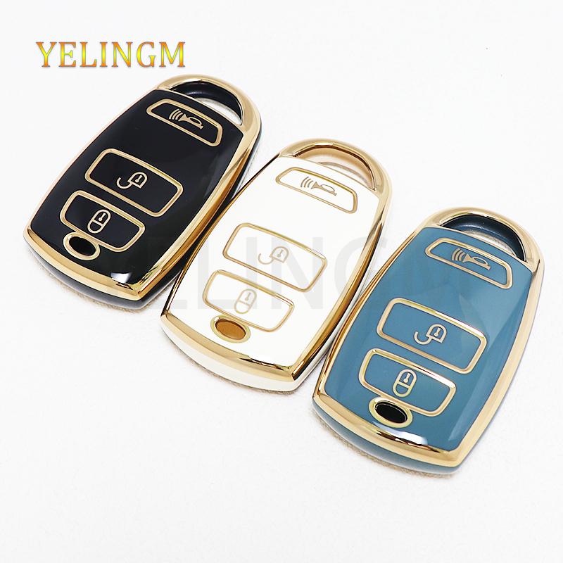 Car Remote Key Shell Fob For Kia Grand Carnival Sedona Tpu Holder Car Key Case Cover Keychain Protector Accessories