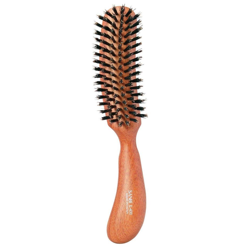 Hairbrush L series type hard boar pig bristle (S bristle, L-431)