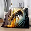 Cute Bee HoneyBee Insect Cartoon 3D Blanket,Soft Throw Blanket for Home Bedroom Bed Sofa Picnic Travel Office Cover Blanket Kids