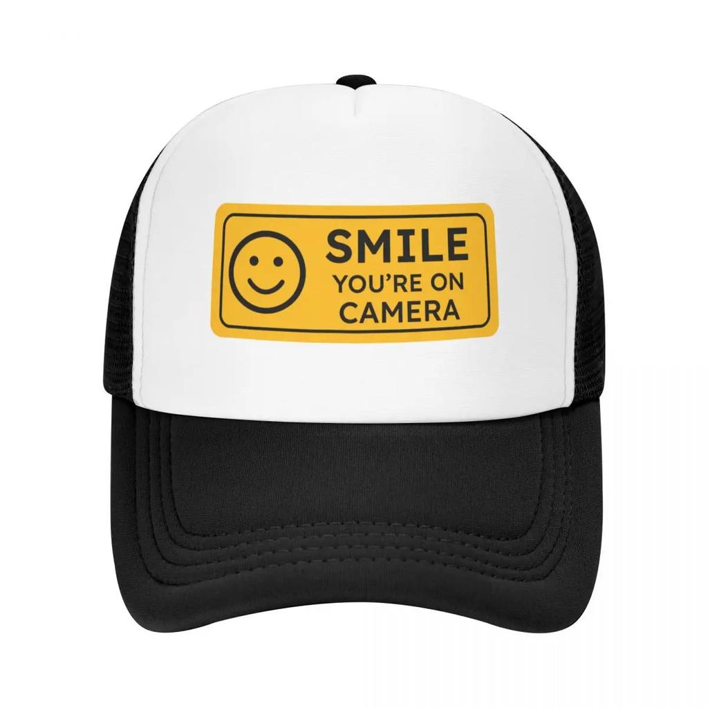 Smile Youre On Camera Baseball Cap New Hat Golf Wear Funny Hats Unisex Caps Women's