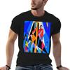 A Vividly Colored Abstract Composition TShirt Simple Graphic Design TShirt