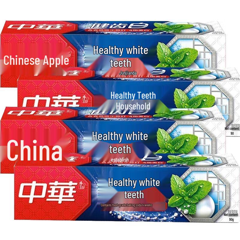 Zhonghua Baking Soda Mint Toothpaste (4 x 90g)