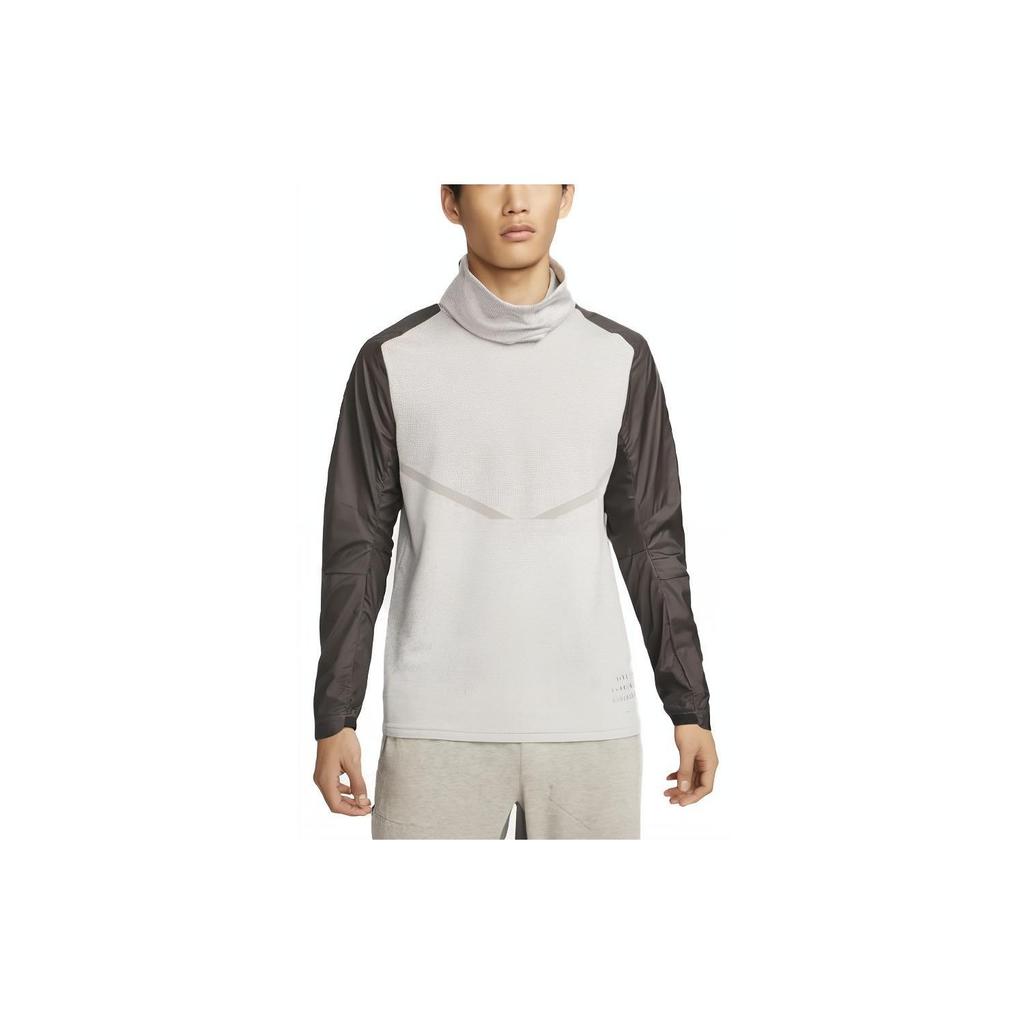 Nike THERMA FIT ADV T Shirts Men's Cave Stone Turtleneck Moderate Straight Fit DM4629-289