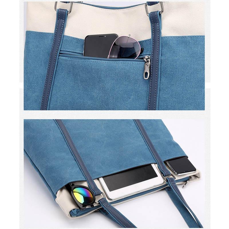 Plátěná taška Taška na notebook Retro Plátěná dámská taška Velkokapacitní plátěná taška přes rameno Neformální dámská taška do tašky Krátký výlet