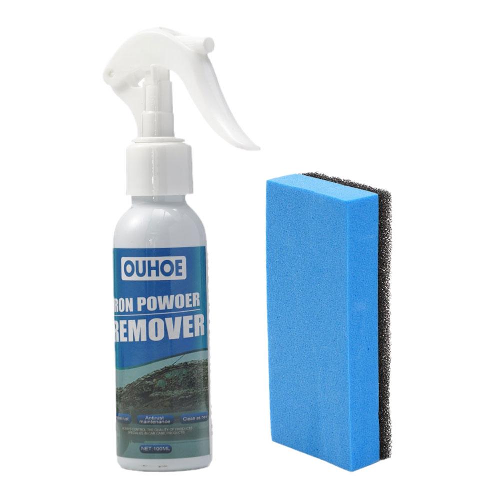 100ml Car Rust Remover Spray Metal Paint Cleaner Maintenance Cleaning Car Remover Supplies Powder Car Iron Spray Rus L0J3