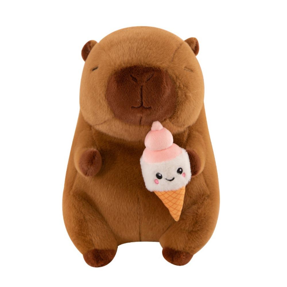 

Плюшевая кукла капибара, мягкая набивная кукла капибара, креативная плюшевая игрушка капибара, подарок для друзей 25cm-capybara