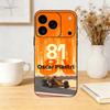 Oscar Piastri 81 Phone Case For iPhone 17,16,15,14,13,12,11 Plus,Pro Max,SE4Soft Silicone Black Cover