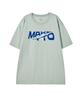 MAKEITTO [Active Lettering]Crew Neck Tee_Mint