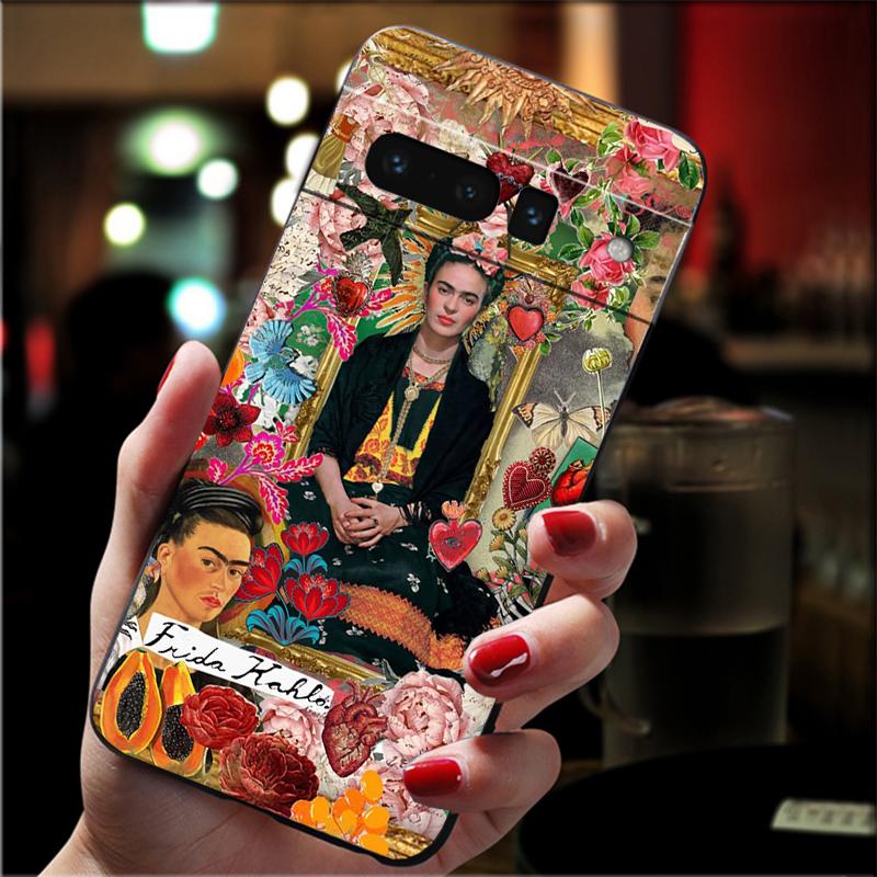 Phone Case For Google Pixel 10 Pro 9 Pro XL 9A 8 7 6 Pro Pixel 8A 7A 6A Pixel 8 7 6 5 Frida-Kahlo