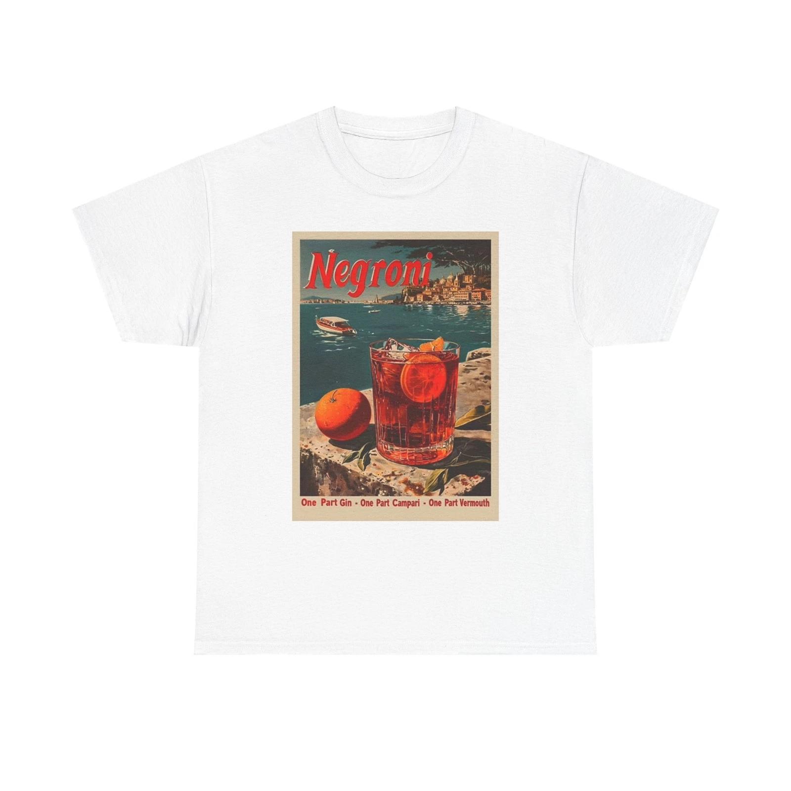 Men s and Women s T-shirts Negroni Poster Bar M
